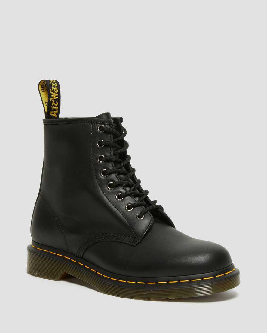 Dr Martens 1460 Nappa Deri Dantel Up Kadın Bilek Boy Bot Siyah Türkiye | 23548-CMUY