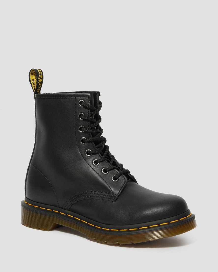 Dr Martens 1460 Nappa Deri Dantel Up Kadın Bilek Boy Bot Siyah Türkiye | 58127-HEUM