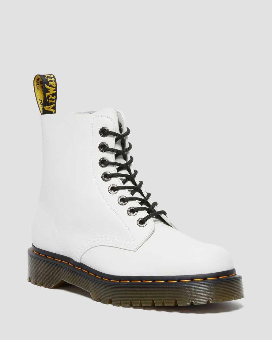 Dr Martens 1460 Pascal Bex Pisa Deri Dantel Up Kadın Bilek Boy Bot Beyaz Türkiye | 29145-BDHX