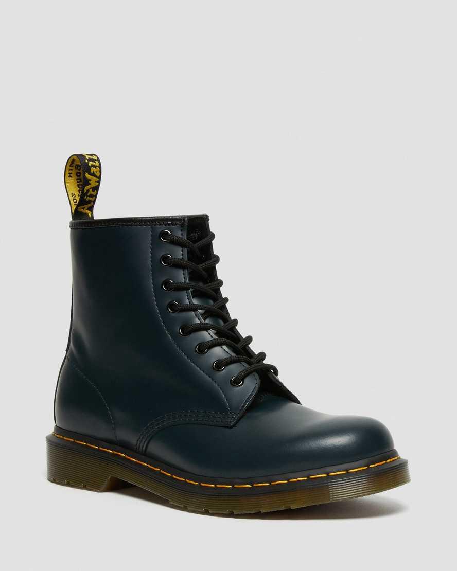 Dr Martens 1460 Smooth Deri Dantel Up Erkek Bilek Boy Bot Lacivert Türkiye | 61908-YWBU