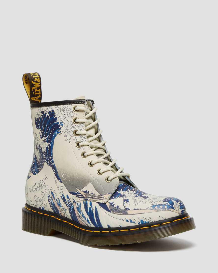 Dr Martens 1460 The Met Deri Dantel Up Erkek Bilek Boy Bot Renkli Türkiye | 18095-OGCY