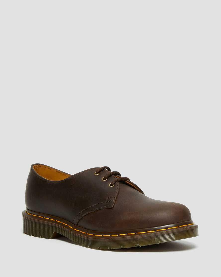 Dr Martens 1461 Crazy Horse Deri Erkek Oxford Ayakkabı Kahverengi Türkiye | 15798-BVFA