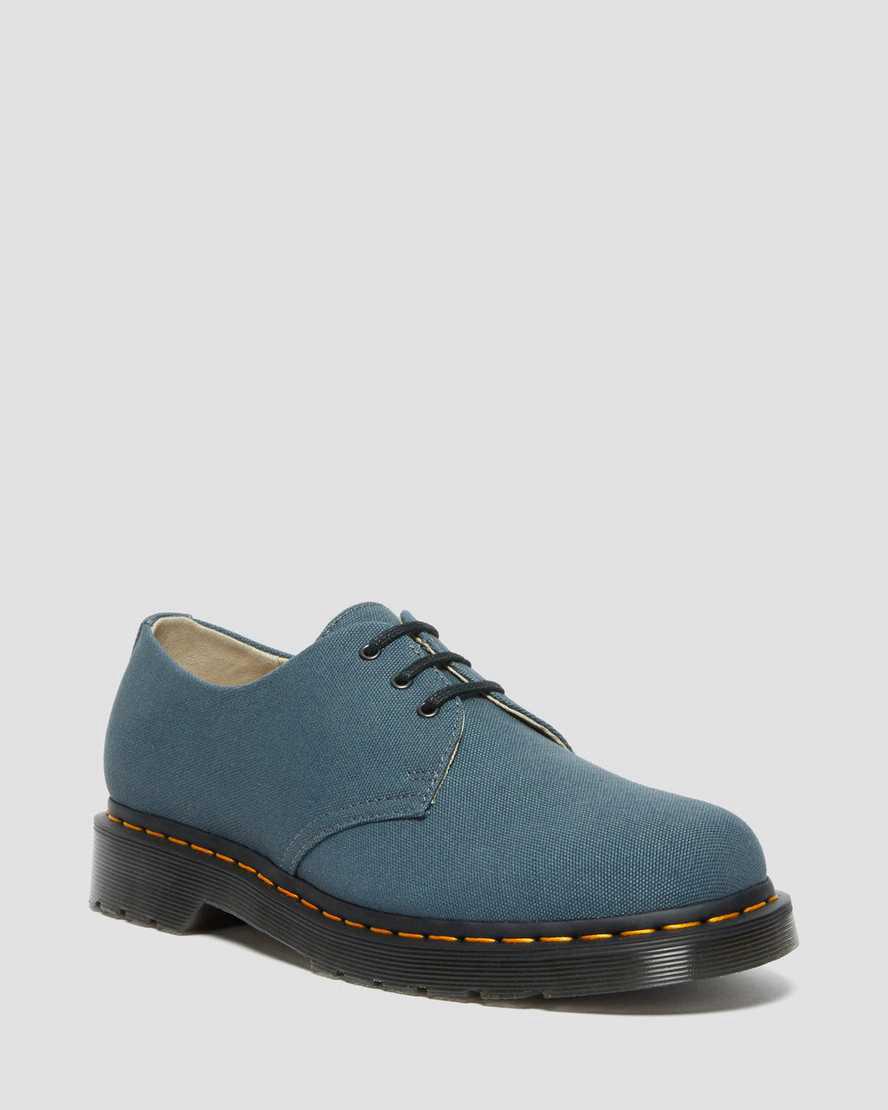 Dr Martens 1461 Kanvas Erkek Oxford Ayakkabı Gri Türkiye | 13067-OKSH