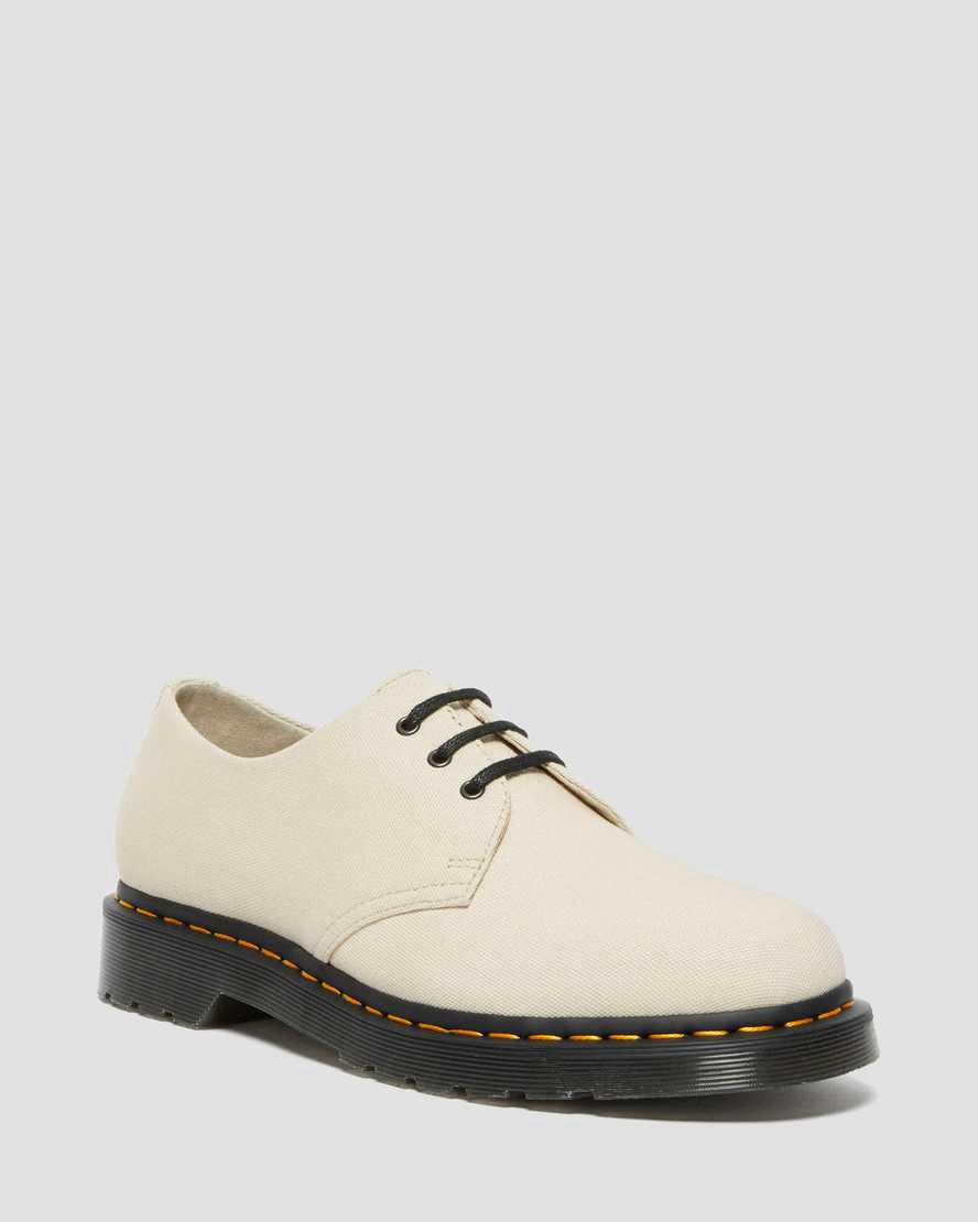 Dr Martens 1461 Kanvas Erkek Oxford Ayakkabı Haki Türkiye | 27314-SQEH