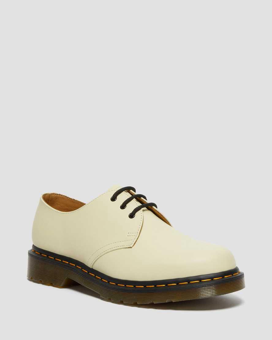 Dr Martens 1461 Smooth Deri Erkek Oxford Ayakkabı Kahverengi Krema Türkiye | 24973-KBED