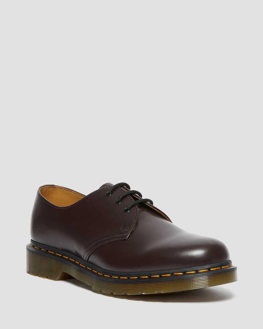 Dr Martens 1461 Smooth Deri Erkek Oxford Ayakkabı Bordo Türkiye | 93401-UVZK