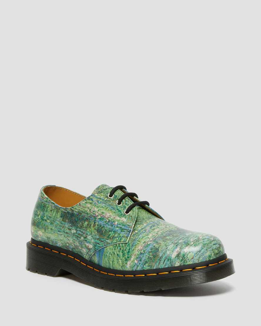 Dr Martens 1461 The National Gallery Monet Kadın Oxford Ayakkabı Yeşil Türkiye | 29031-XLME