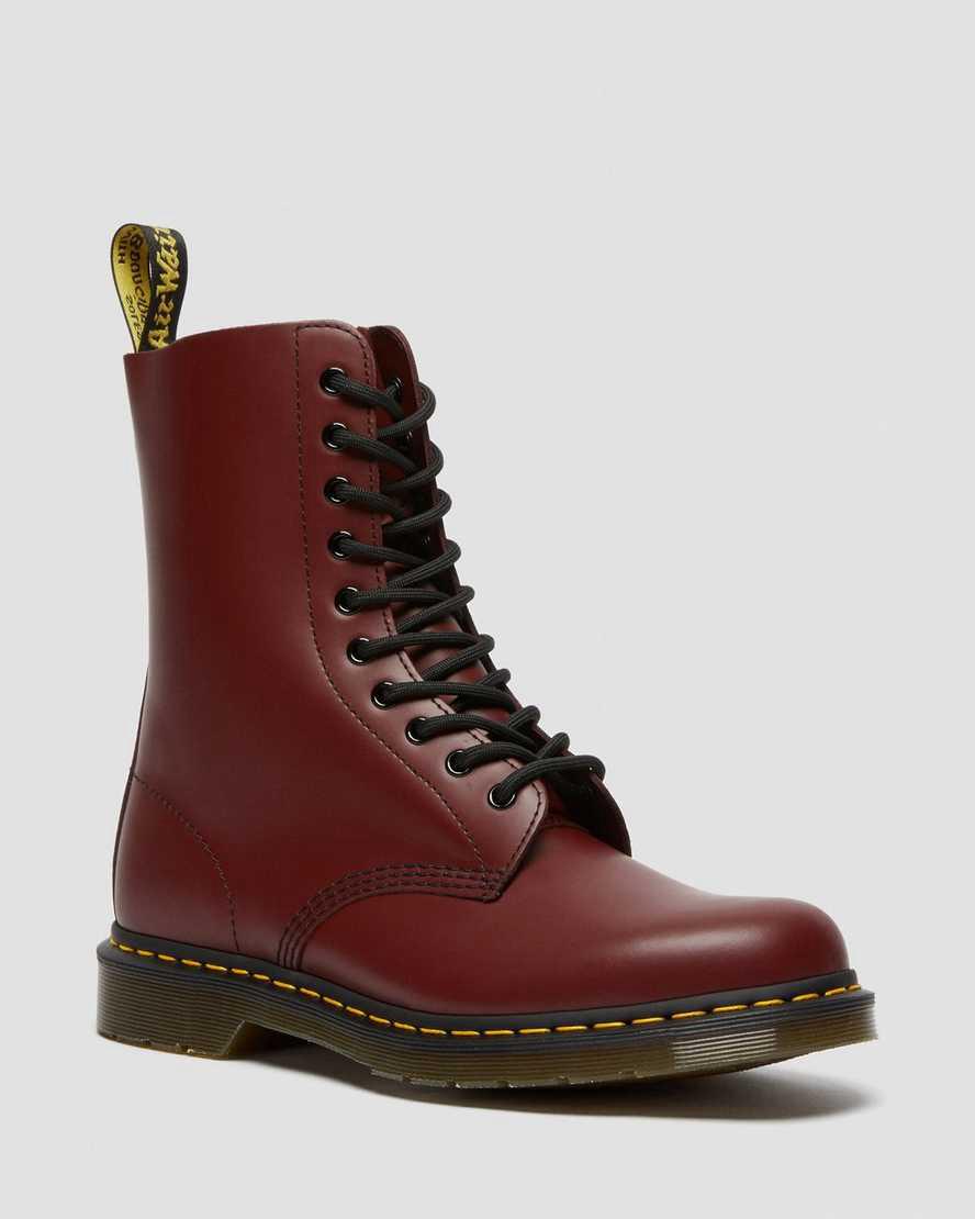 Dr Martens 1490 Smooth Deri Mid Cut Calf Erkek Originals Boots Kırmızı Türkiye | 05379-PFRB