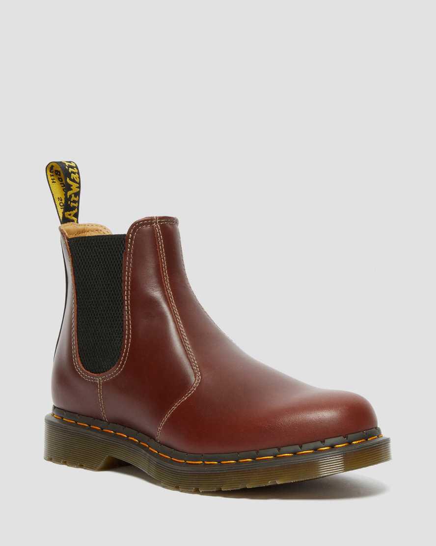 Dr Martens 2976 Abruzzo Deri Chelsea Erkek Bilek Boy Bot Brown/Black Abruzzo Wp Türkiye | 51732-IBFH