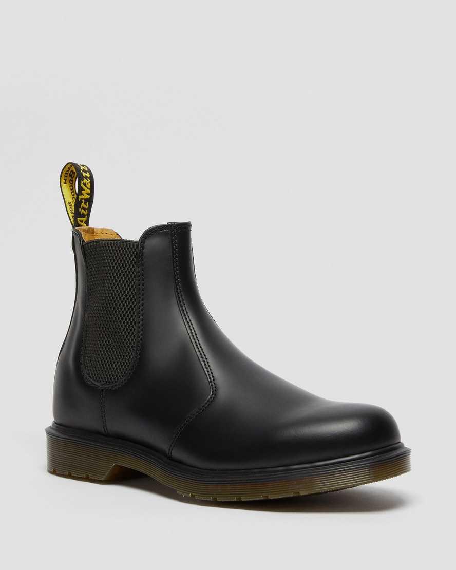 Dr Martens 2976 Smooth Deri Erkek Chelsea Bot Siyah Türkiye | 27539-QCMG