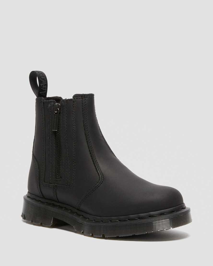 Dr Martens 2976 Wintergrip Zip Chelsea Kadın Kışlık Botlar Siyah Türkiye | 30829-FUDK