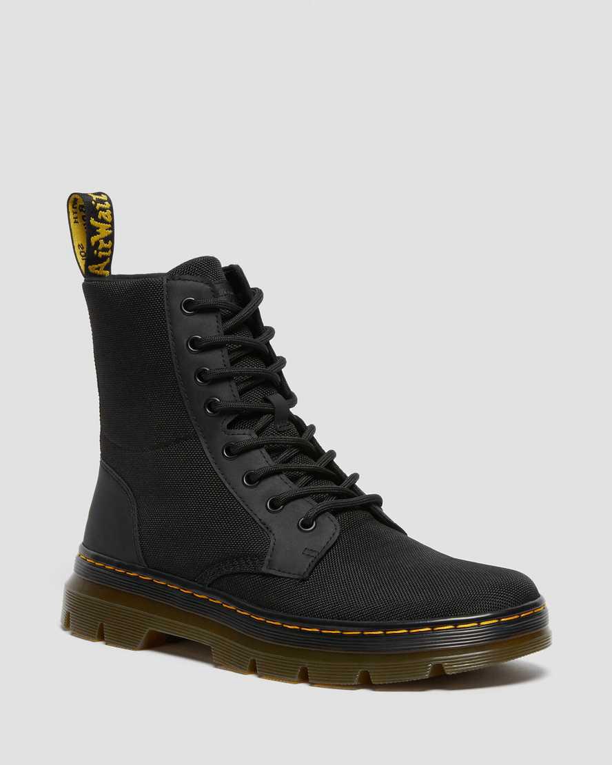 Dr Martens Combs Poly Erkek Bilek Boy Bot Siyah Türkiye | 43986-FYPV