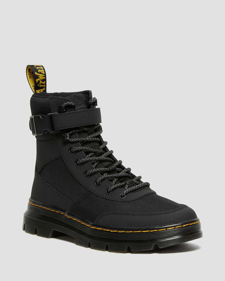 Dr Martens Combs Tech Extra Tough Poly Erkek Günlük Bot Siyah Türkiye | 06289-VSYQ