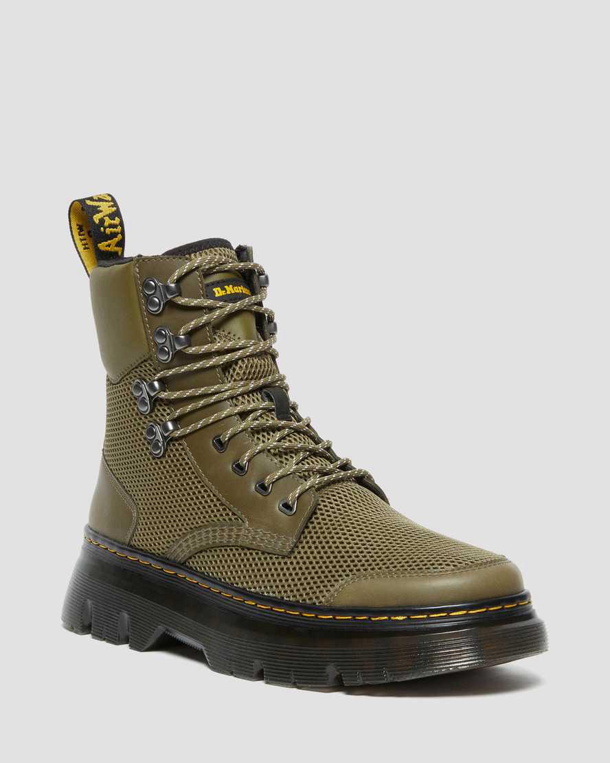 Dr Martens Tarik Burunlu Guard Utility Erkek Günlük Bot Zeytin Yeşili Ten Rengi Türkiye | 61340-LRJT