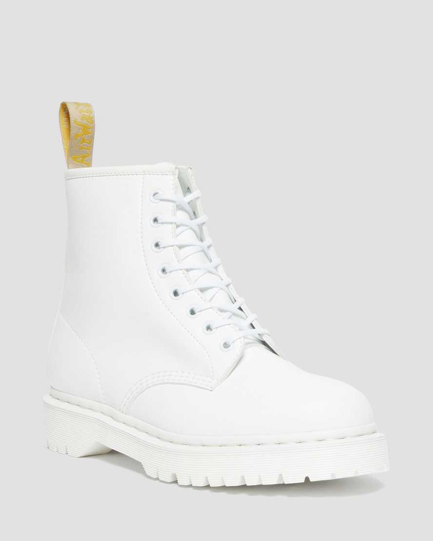 Dr Martens Vegan 1460 Bex Kemble Mono Platform Kadın Bilek Boy Bot Beyaz Türkiye | 65132-AOQT