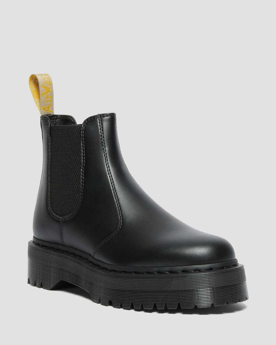 Dr Martens Vegan 2976 Felix Platform Chelsea Erkek Originals Boots Siyah Türkiye | 75092-OYXV