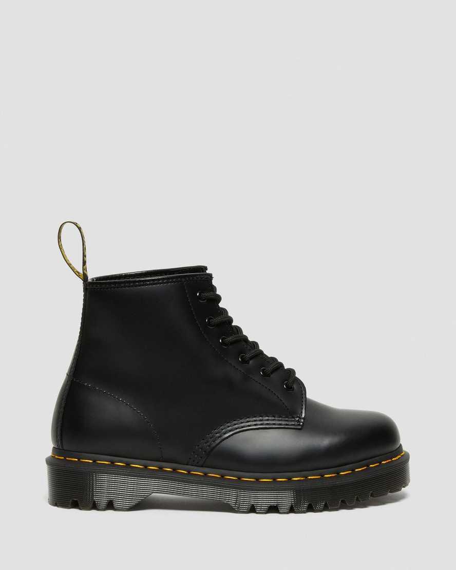 Dr Martens 101 Bex Smooth Deri Ankle Erkek Kalın Taban Bot Siyah  Türkiye |  16032-XWYI