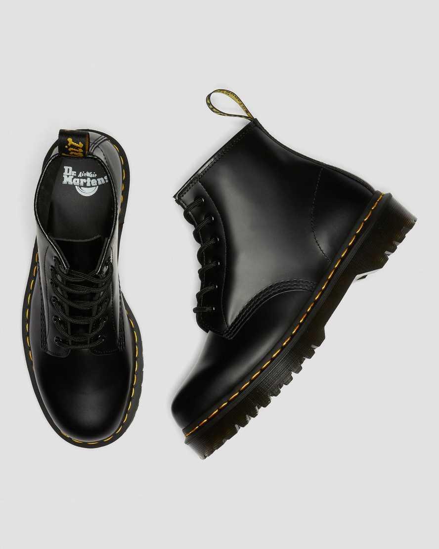 Dr Martens 101 Bex Smooth Deri Ankle Erkek Kalın Taban Bot Siyah  Türkiye |  16032-XWYI