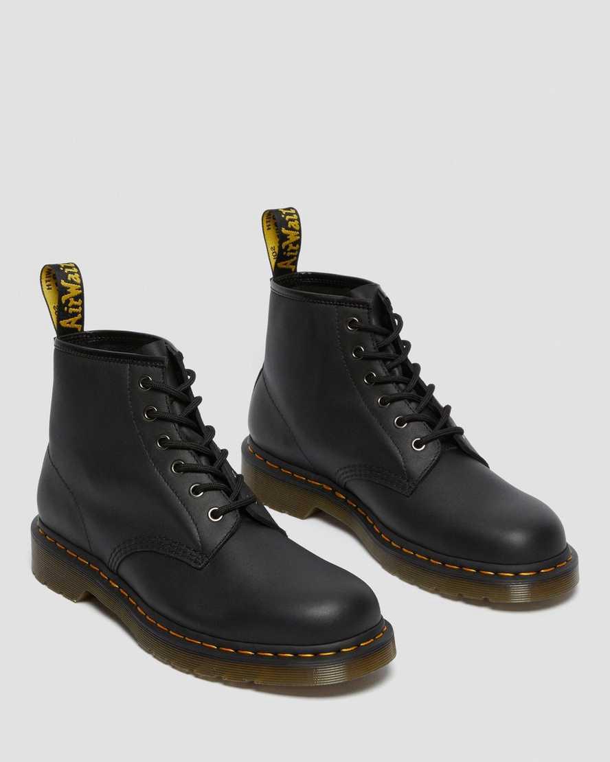 Dr Martens 101 Deri Erkek Bilek Boy Bot Siyah  Türkiye |  49573-UQTZ