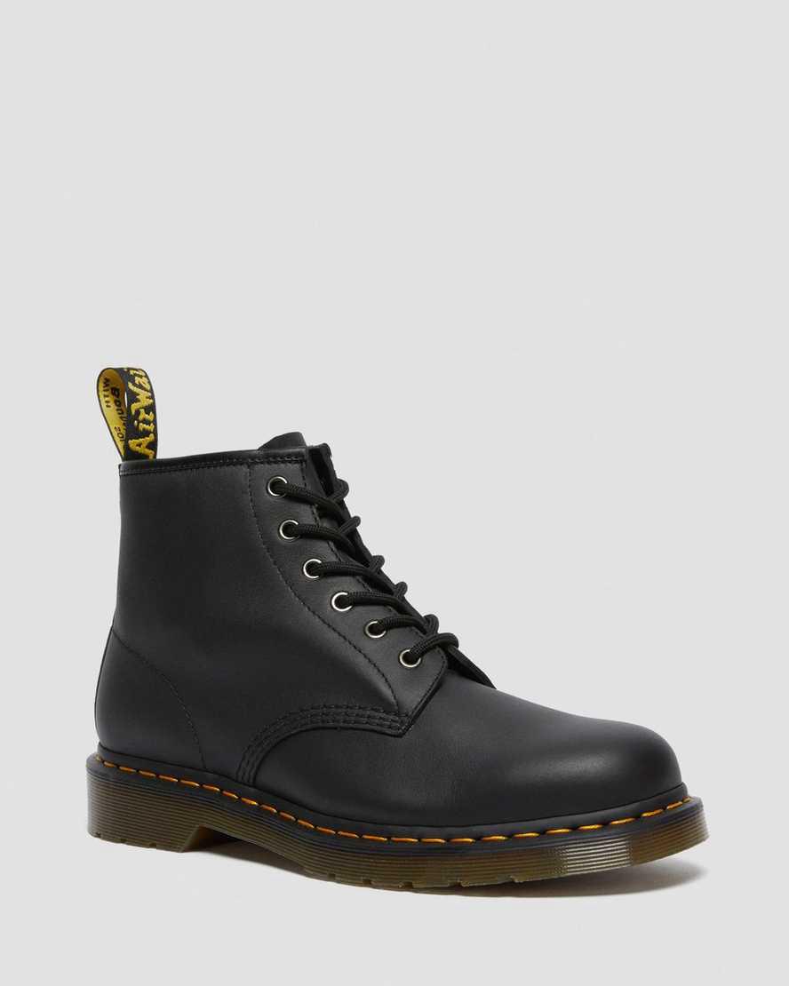 Dr Martens 101 Deri Erkek Bilek Boy Bot Siyah  Türkiye |  49573-UQTZ