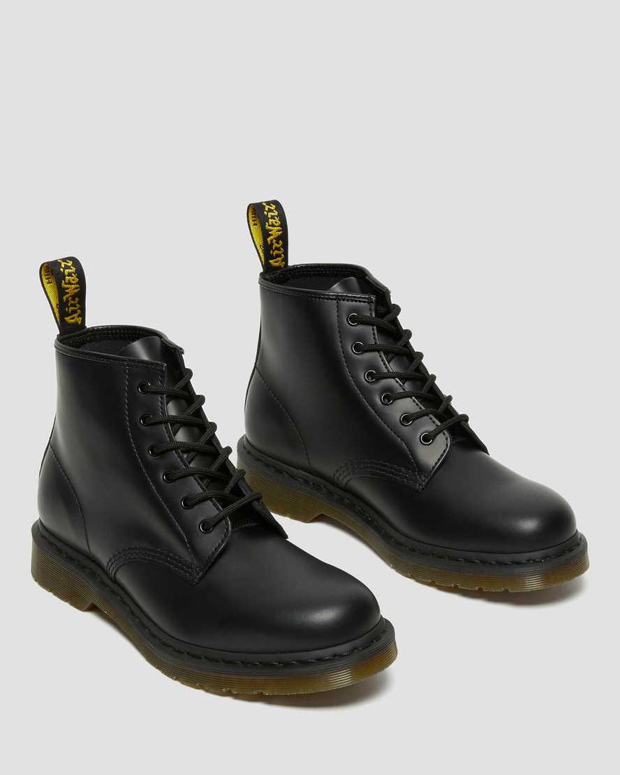 Dr Martens 101 Smooth Deri Erkek Bilek Boy Bot Siyah  Türkiye |  92581-OUPB