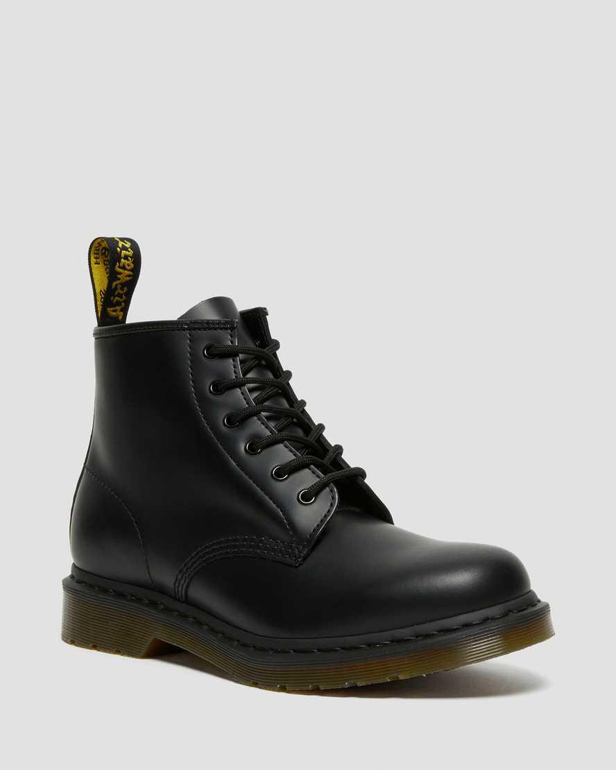 Dr Martens 101 Smooth Deri Erkek Bilek Boy Bot Siyah  Türkiye |  92581-OUPB