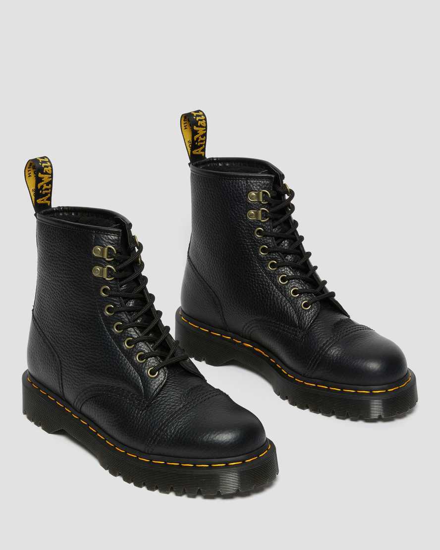 Dr Martens 1460 Bex Faux Fur-Astar Deri Dantel Up Erkek Kalın Taban Bot Siyah  Türkiye |  14872-FDAZ