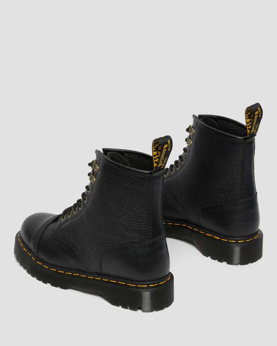 Dr Martens 1460 Bex Faux Fur-Astar Deri Dantel Up Erkek Kalın Taban Bot Siyah  Türkiye |  14872-FDAZ