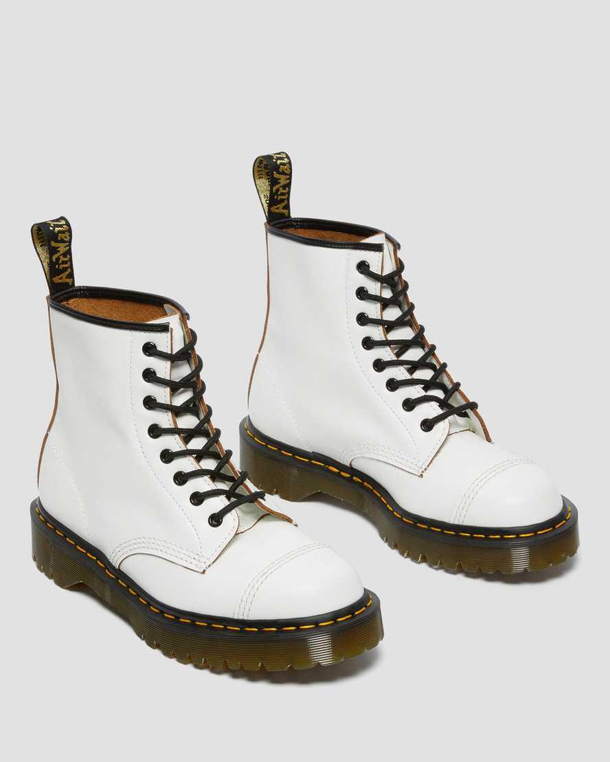 Dr Martens 1460 Bex Made in England Burunlu Cap Dantel Up Erkek Bilek Boy Bot Beyaz  Türkiye |  01675-OZYV