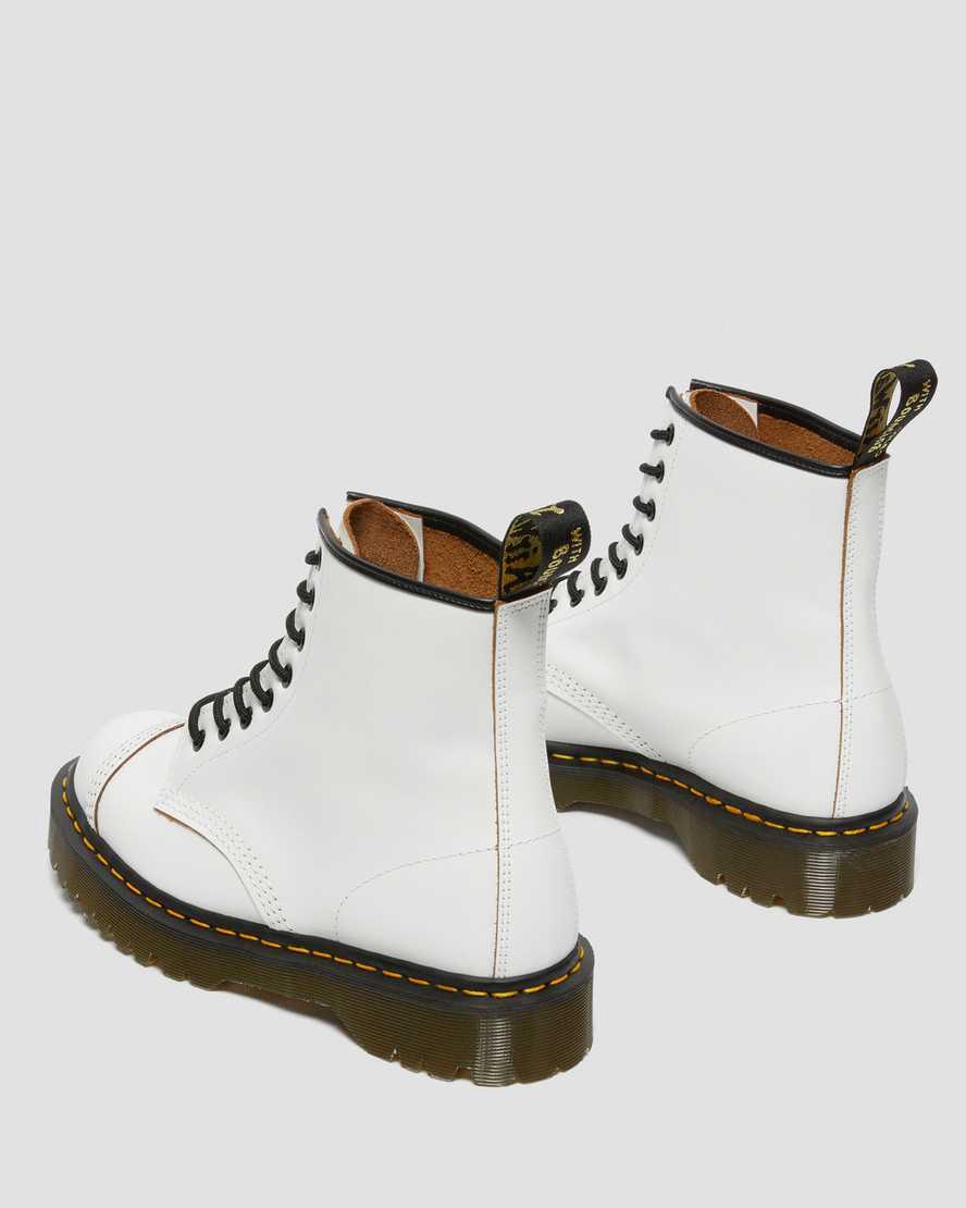 Dr Martens 1460 Bex Made in England Burunlu Cap Dantel Up Erkek Bilek Boy Bot Beyaz  Türkiye |  01675-OZYV