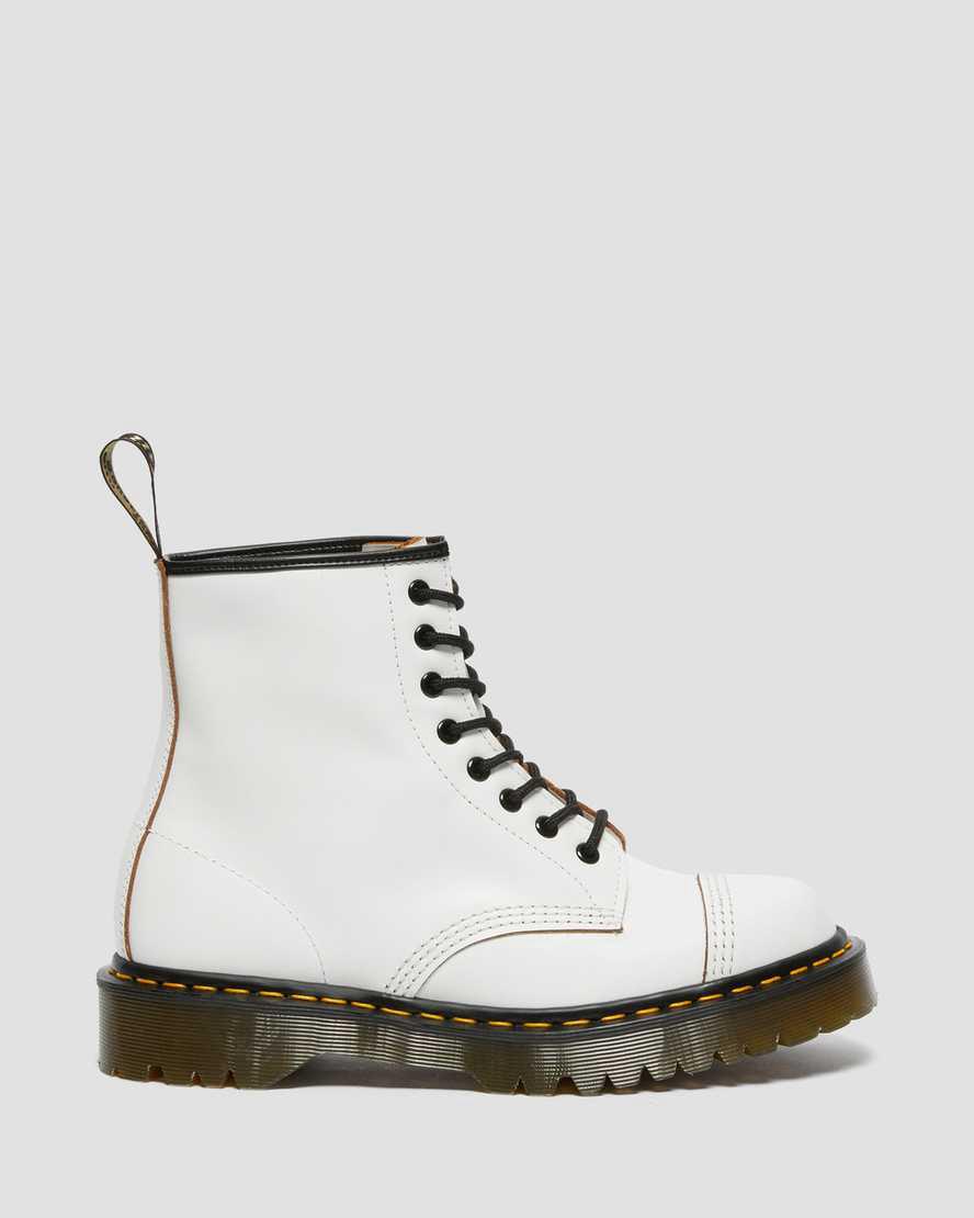 Dr Martens 1460 Bex Made in England Burunlu Cap Dantel Up Erkek Bilek Boy Bot Beyaz  Türkiye |  01675-OZYV