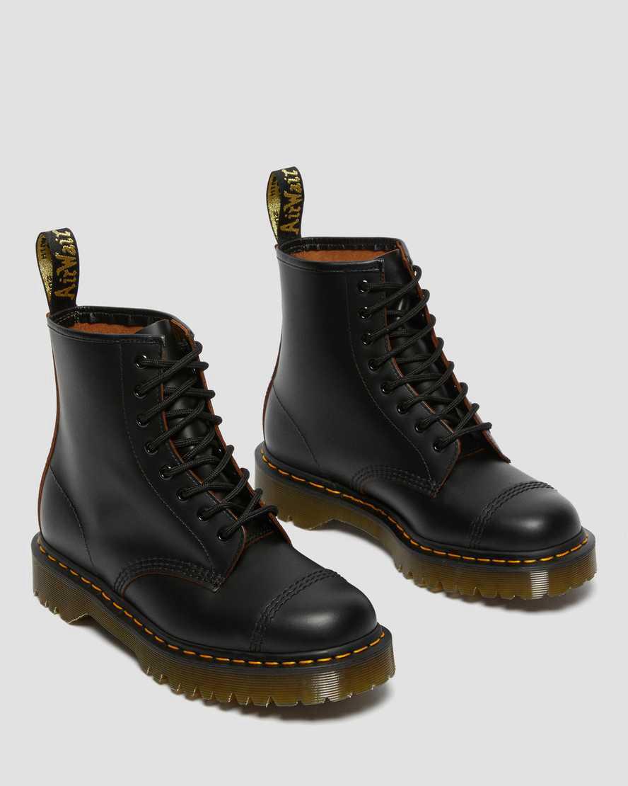 Dr Martens 1460 Bex Made in England Burunlu Cap Dantel Up Erkek Kalın Taban Bot Siyah  Türkiye |  18506-UYPR