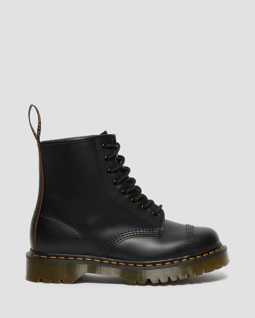 Dr Martens 1460 Bex Made in England Burunlu Cap Dantel Up Erkek Kalın Taban Bot Siyah  Türkiye |  18506-UYPR