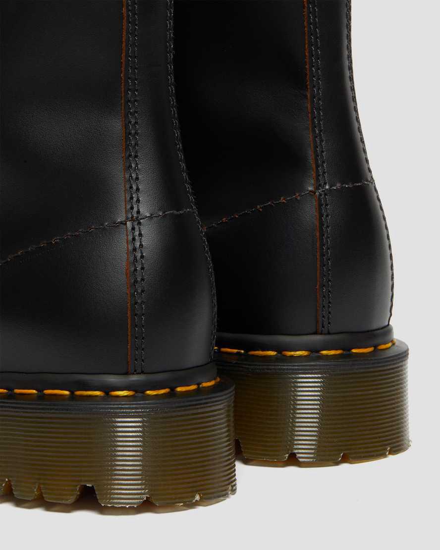 Dr Martens 1460 Bex Made in England Burunlu Cap Dantel Up Erkek Kalın Taban Bot Siyah  Türkiye |  18506-UYPR