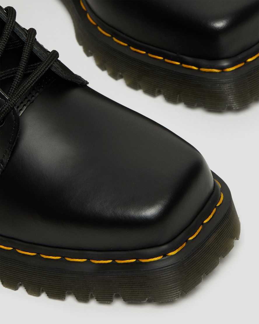 Dr Martens 1460 Bex Squared Burunlu Deri Dantel Up Kadın Bilek Boy Bot Siyah  Türkiye |  81596-KCTA