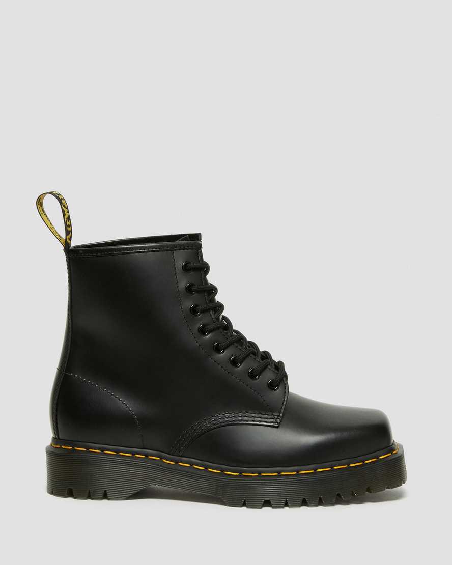 Dr Martens 1460 Bex Squared Burunlu Deri Dantel Up Kadın Bilek Boy Bot Siyah  Türkiye |  81596-KCTA