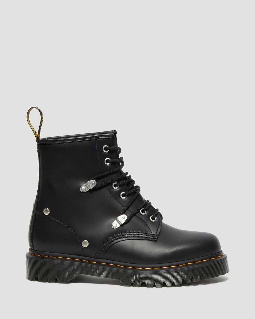 Dr Martens 1460 Bex Stud Deri Dantel Up Kadın Bilek Boy Bot Siyah  Türkiye |  40275-AFDH