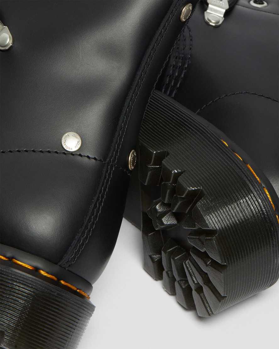 Dr Martens 1460 Bex Stud Deri Dantel Up Kadın Kalın Taban Bot Siyah  Türkiye |  79231-RQJI