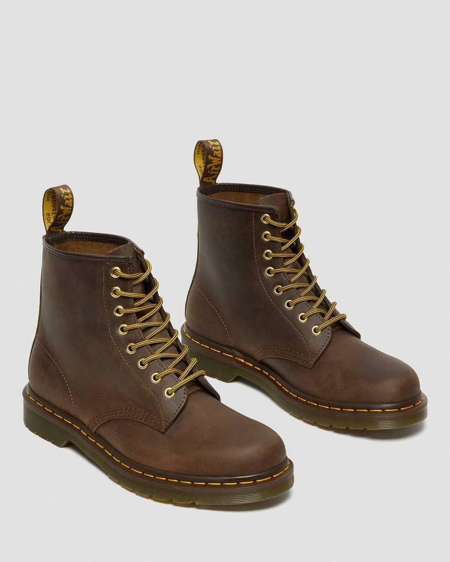 Dr Martens 1460 Crazy Horse Deri Dantel Up Kadın Bilek Boy Bot Kahverengi  Türkiye |  18923-GYAD