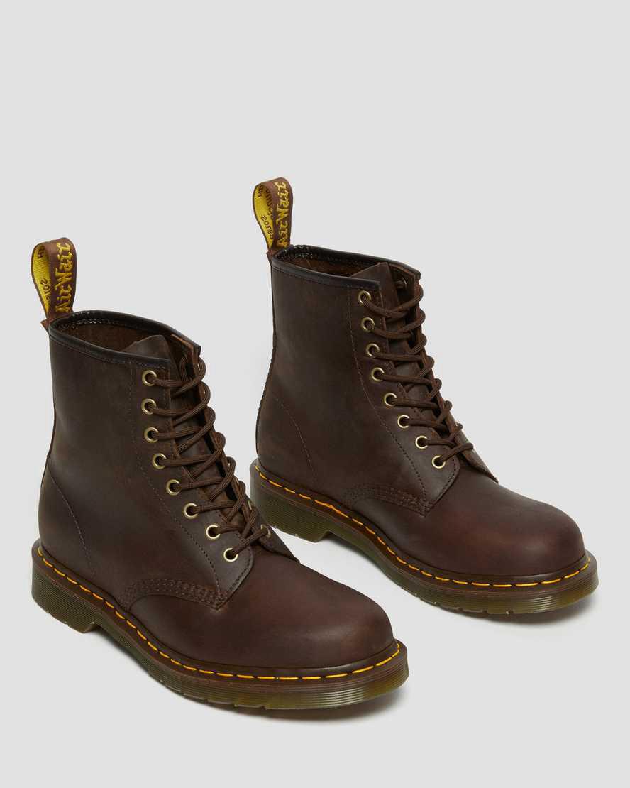 Dr Martens 1460 Crazy Horse Deri Dantel Up Kadın Bilek Boy Bot Kahverengi  Türkiye |  40197-VXCE