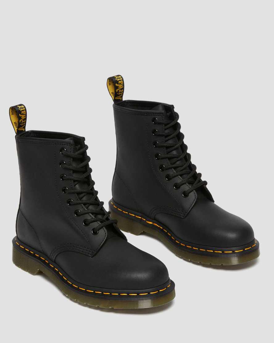 Dr Martens 1460 Greasy Deri Dantel Up Erkek Bilek Boy Bot Siyah  Türkiye |  10975-KYFR