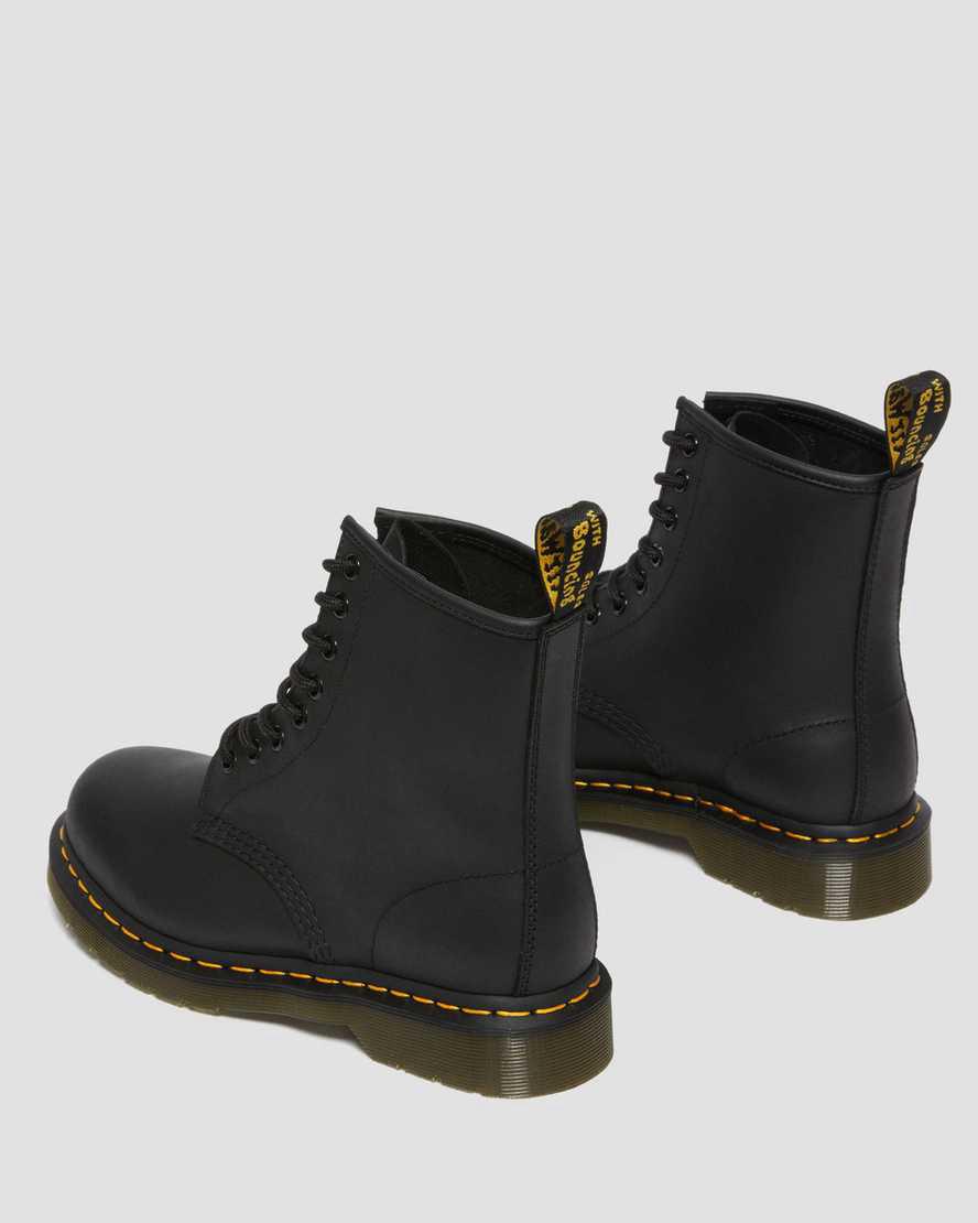 Dr Martens 1460 Greasy Deri Dantel Up Erkek Bilek Boy Bot Siyah  Türkiye |  10975-KYFR