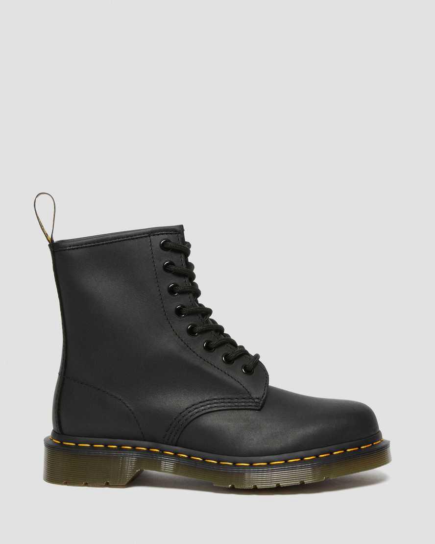 Dr Martens 1460 Greasy Deri Dantel Up Erkek Bilek Boy Bot Siyah  Türkiye |  10975-KYFR