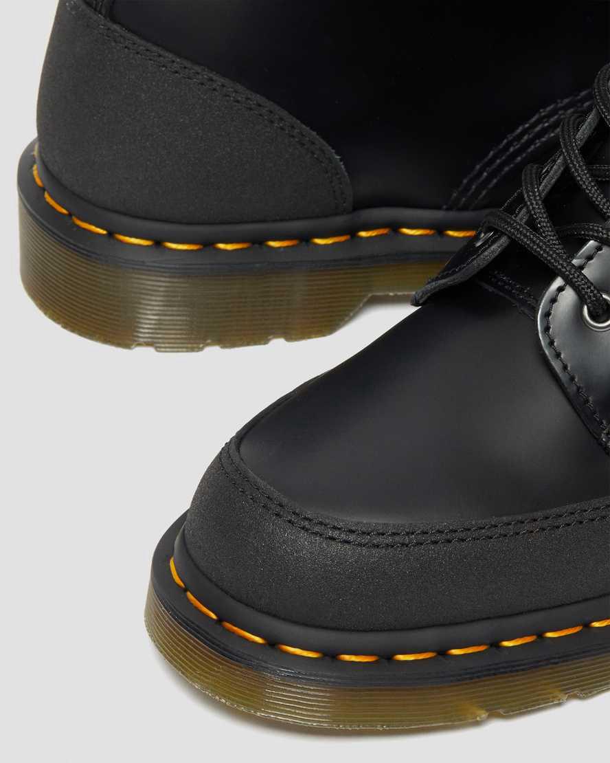 Dr Martens 1460 Guard Panel Deri Dantel Up Kadın Bilek Boy Bot Black/Dual Original  Türkiye |  69840-EGLM