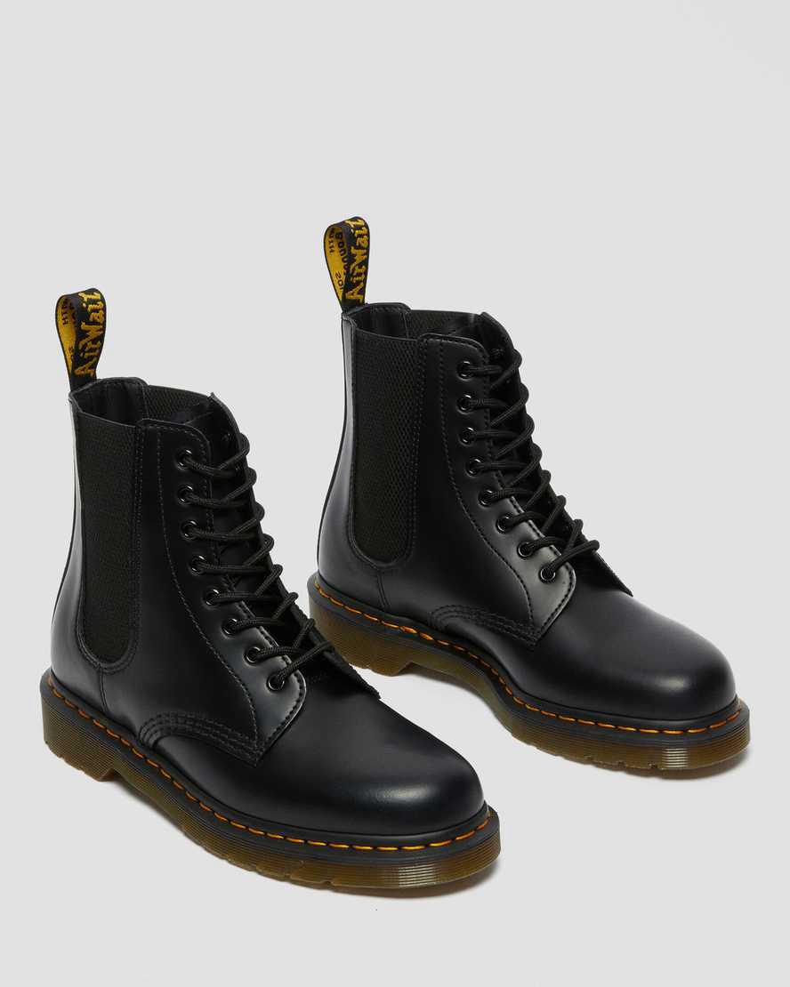 Dr Martens 1460 Harper Smooth Deri Dantel Up Kadın Bilek Boy Bot Siyah  Türkiye |  26348-ZUYO