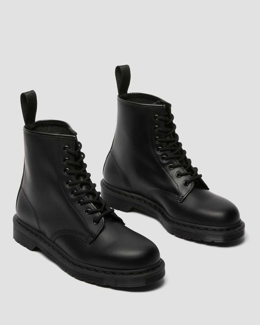 Dr Martens 1460 Mono Smooth Deri Dantel Up Kadın Bilek Boy Bot Siyah  Türkiye |  25374-PJON