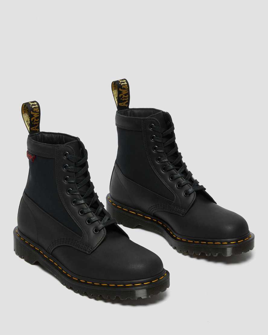 Dr Martens 1460 Panel Made in England Deri Erkek Bağcıklı Bot Siyah  Türkiye |  46915-XRCP