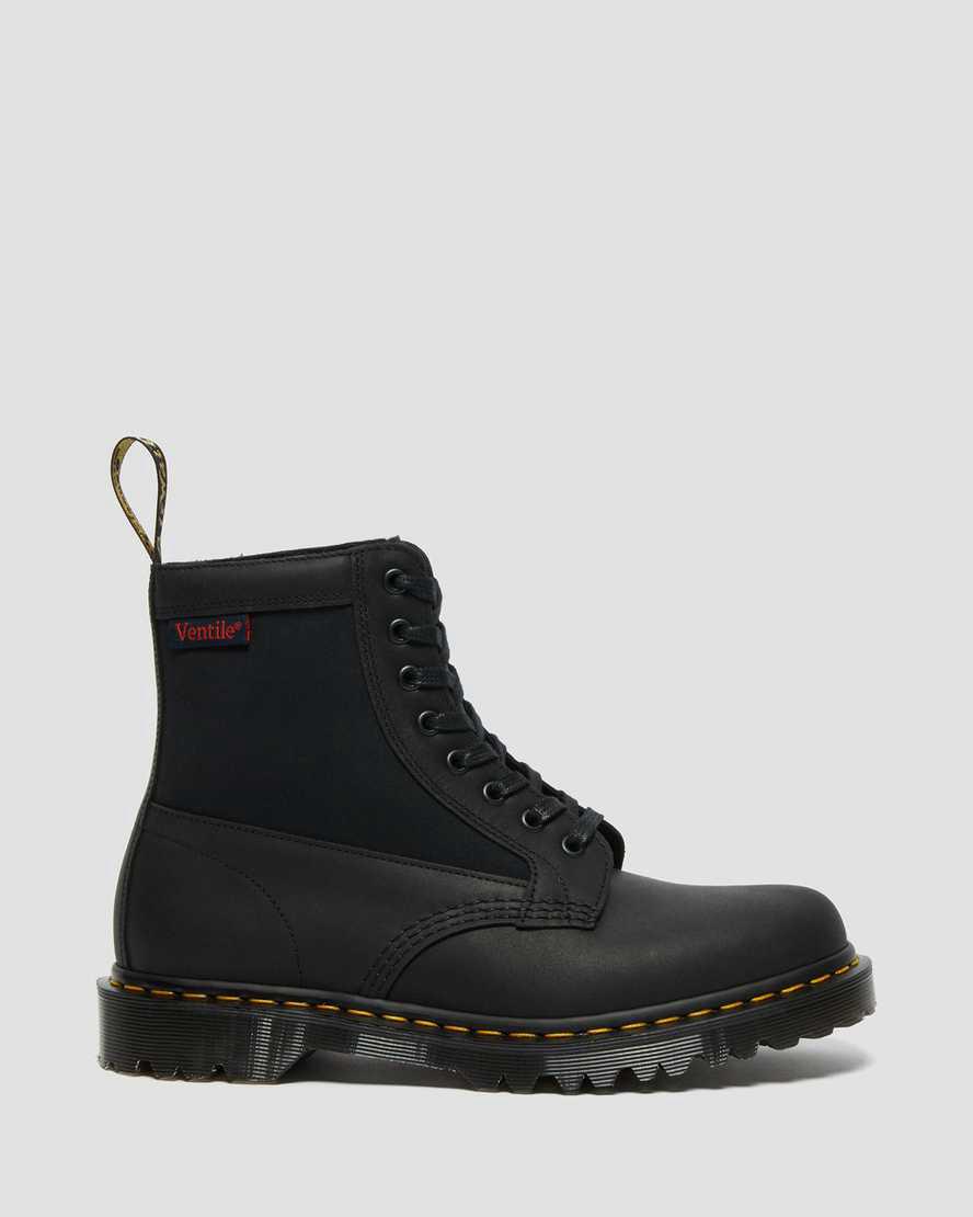 Dr Martens 1460 Panel Made in England Deri Erkek Bağcıklı Bot Siyah  Türkiye |  46915-XRCP