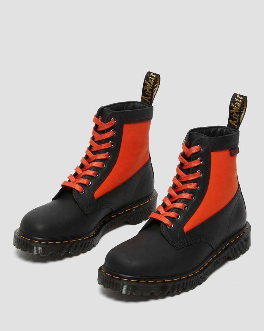 Dr Martens 1460 Panel Made in England Deri Dantel Up Erkek Bilek Boy Bot Siyah  Türkiye |  61358-GUJV