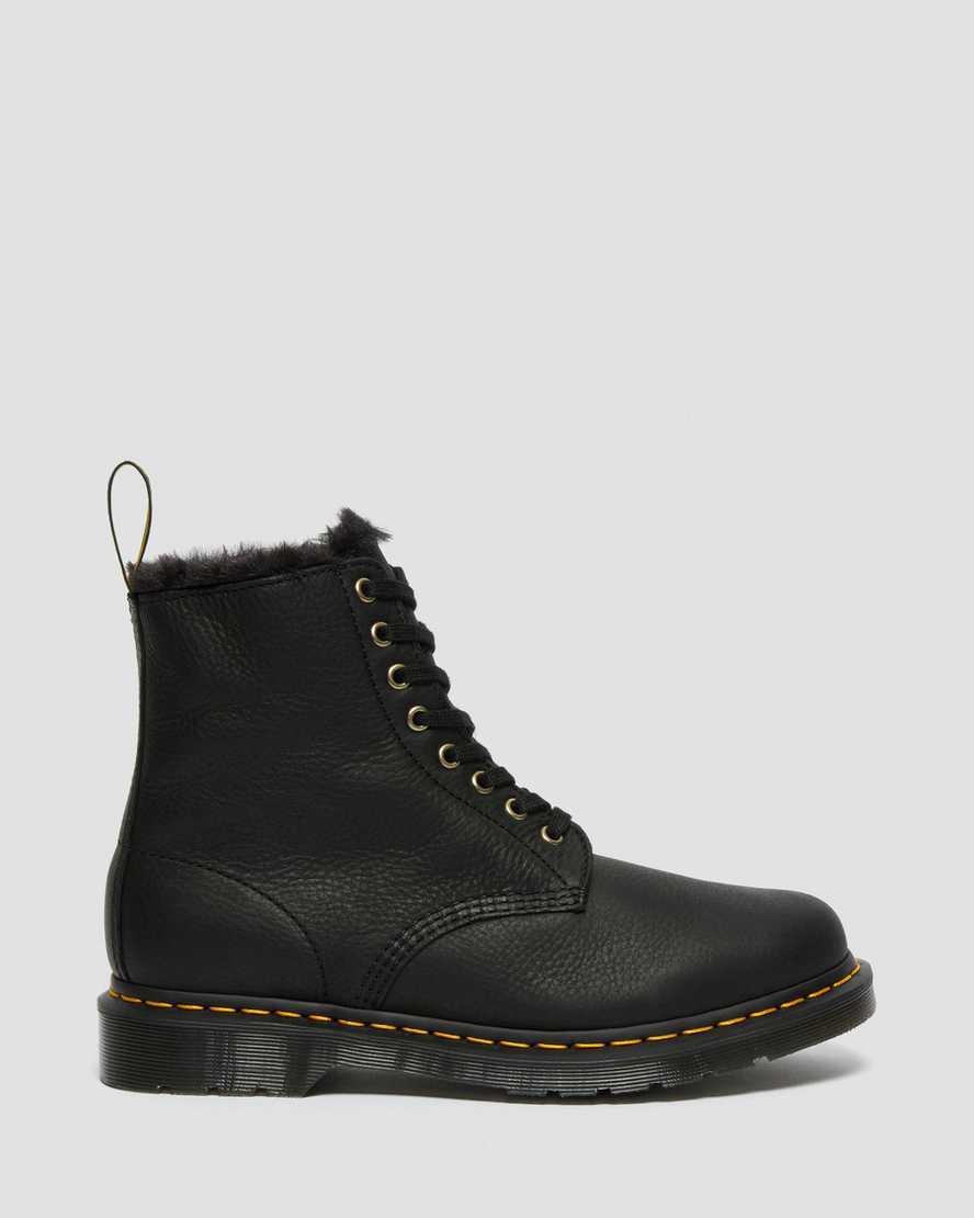 Dr Martens 1460 Pascal Faux Fur Astar Dantel Up Erkek Bilek Boy Bot Siyah  Türkiye |  05294-OYZL